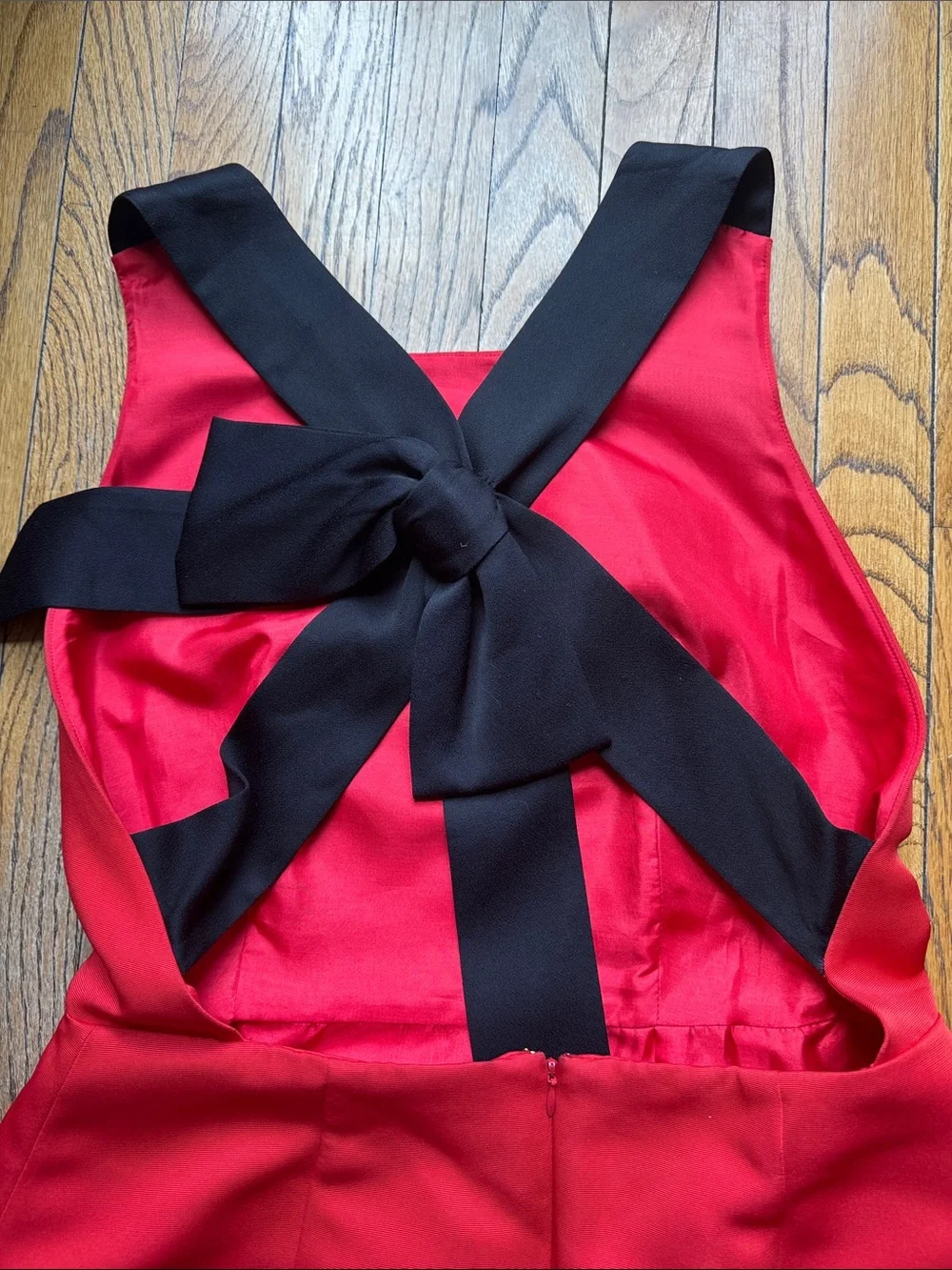 Kate Spade Holiday Party Bow Red Dress Size 12
